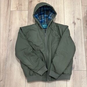 Woolrich Green Hooded Jacket – Men’s Size Large
